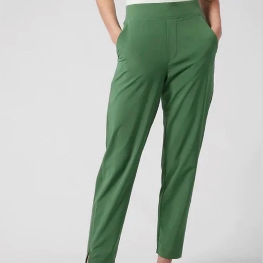 Athleta Brooklyn Ankle Pants - Vineyard Green Color